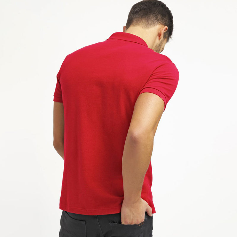 R-L Premium Men's Embroidered Red Polo Shirt