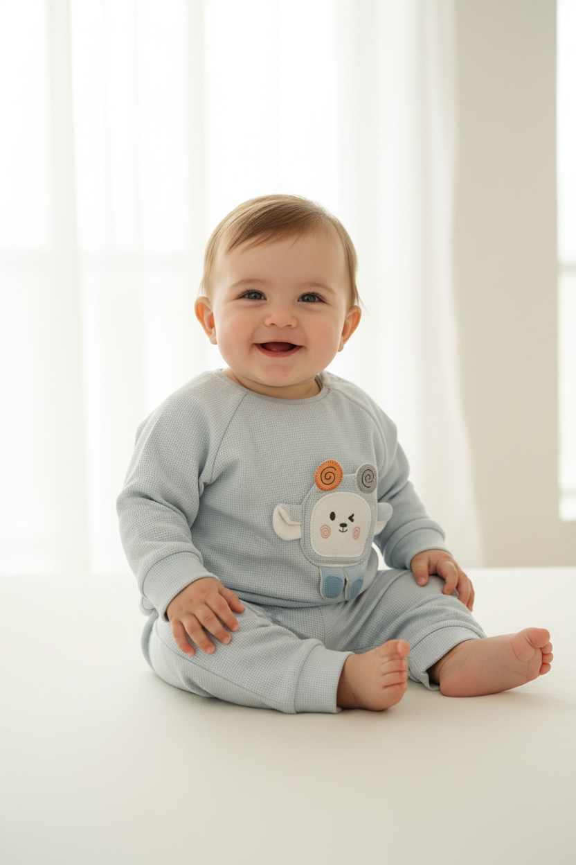 Adorable Baby Terry Stuff Body suit – UGUR.PK