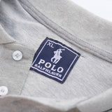 R-L Premium Men's Embroidered Gray & Blue Polo Shirt