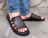 Ugur Hand Made Vinda Brown Chappal Peshawari chappal & sandals UGUR.PK 