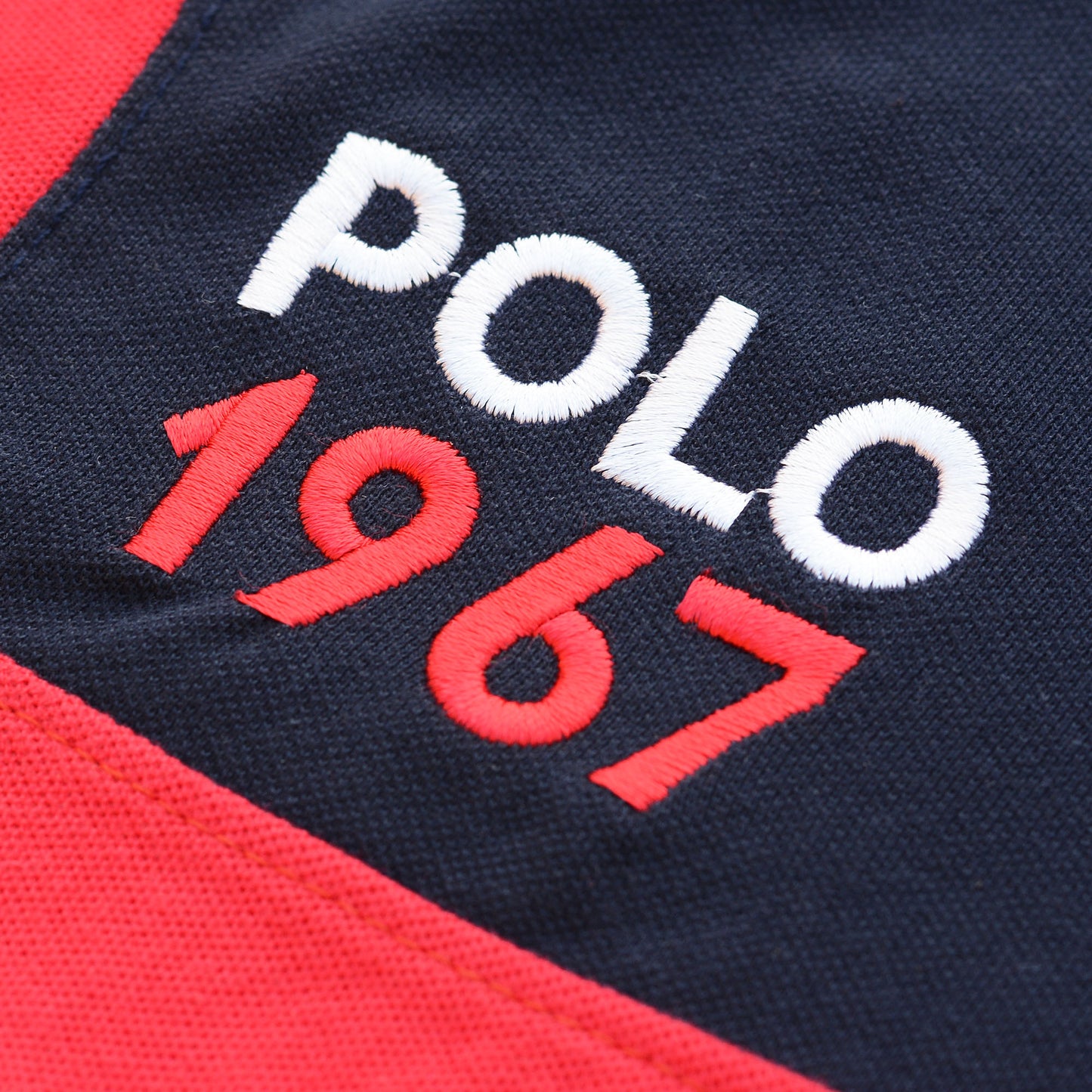 R-L Men's Premium Embroidered Panel Polo
