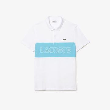 White Polo Shirt With Heavy Embroidery