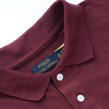 R-L Men's Embroidered Mahroon Polo Shirt