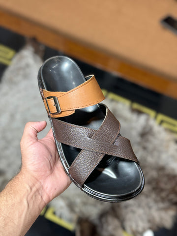 UGUR Hand-Made Leather Cocoa Chappal