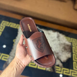 Ugur Hand Made Poxinio Brown Chappal Peshawari chappal & sandals UGUR.PK 