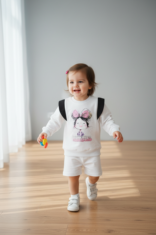 Kids Printed Terry Stuff Body suit