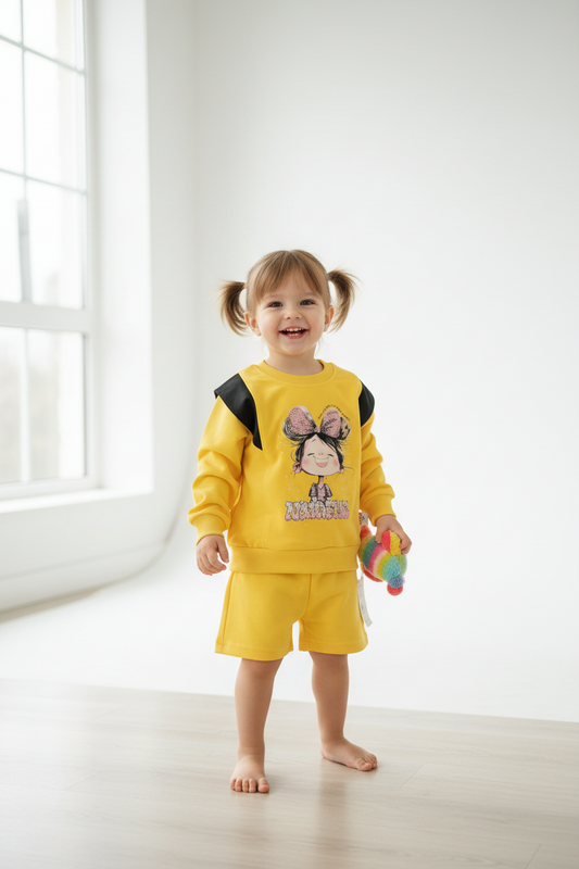 Kids Printed Terry Stuff Body suit