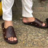 Ugur Hand Made Poxinio Brown Chappal