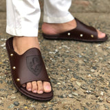 Ugur Hand Made Poxinio Brown Chappal